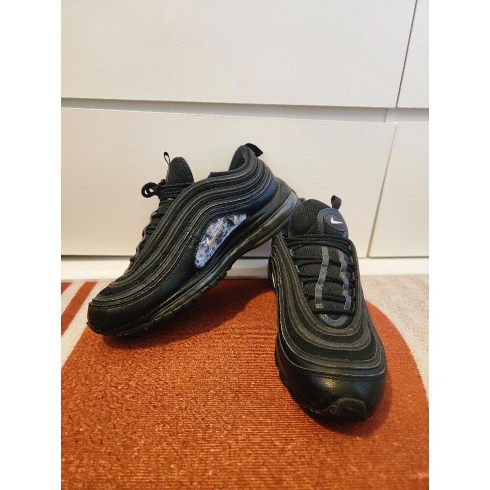 Nike Air Max 97 Triple Black Tie-Dye Swoosh - US 11 / EU 45